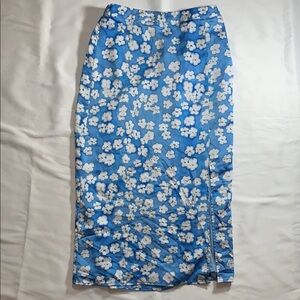 Floral Blue Skirt